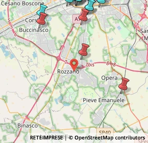 Mappa Via Romagna, 20089 Rozzano MI, Italia (6.5265)