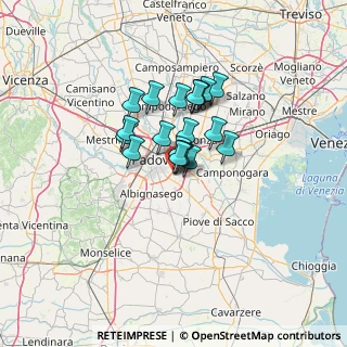 Mappa Via Inghilterra 16 c, 35127 Padova PD, Italia (8.2695)