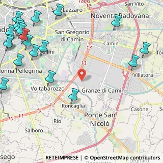 Mappa Via Inghilterra 16 c, 35127 Padova PD, Italia (3.4905)