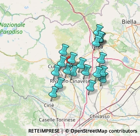 Mappa Via Brezzi Andrea, 10081 Castellamonte TO, Italia (10.968)