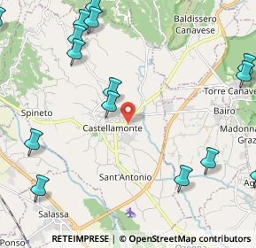 Mappa Via Brezzi Andrea, 10081 Castellamonte TO, Italia (3.411)