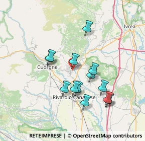 Mappa Via Brezzi Andrea, 10081 Castellamonte TO, Italia (6.39)