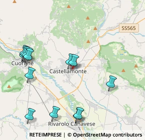 Mappa Via Cesare Balbo, 10081 Castellamonte TO, Italia (4.74154)