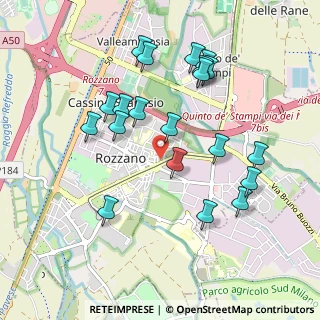 Mappa Viale Romagna, 20089 Rozzano MI, Italia (0.9675)