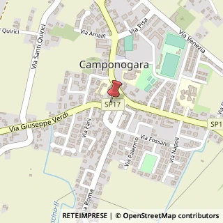 Mappa Piazza G. Marconi, 51, 30010 Camponogara, Venezia (Veneto)
