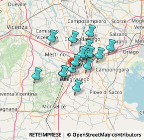 Mappa Via Rovigo, 35142 Padova PD, Italia (9.00688)