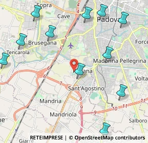 Mappa Via Rovigo, 35142 Padova PD, Italia (2.73273)
