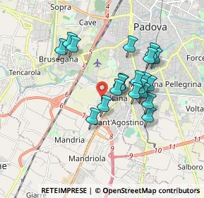 Mappa Via Rovigo, 35142 Padova PD, Italia (1.505)