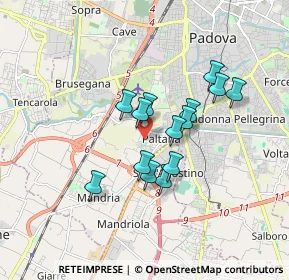 Mappa Via Rovigo, 35142 Padova PD, Italia (1.33357)