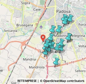 Mappa Via Rovigo, 35142 Padova PD, Italia (1.61368)