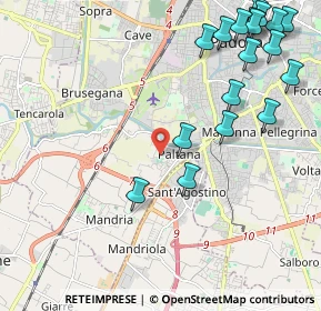 Mappa Via Rovigo, 35142 Padova PD, Italia (2.73167)