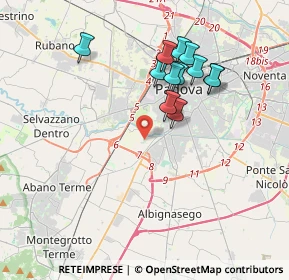 Mappa Via Rovigo, 35142 Padova PD, Italia (3.42083)