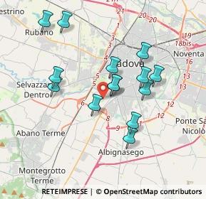 Mappa Via Rovigo, 35142 Padova PD, Italia (3.28286)