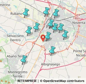 Mappa Via Rovigo, 35142 Padova PD, Italia (3.41417)