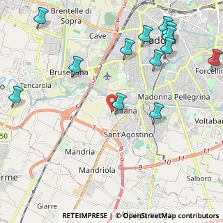 Mappa Via Rovigo, 35142 Padova PD, Italia (2.75615)