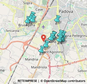 Mappa Via Polesine, 35142 Padova PD, Italia (1.43533)