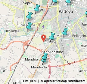 Mappa Via Polesine, 35142 Padova PD, Italia (2.815)