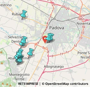 Mappa Via Polesine, 35142 Padova PD, Italia (4.45)