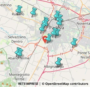 Mappa Via Polesine, 35142 Padova PD, Italia (3.73938)