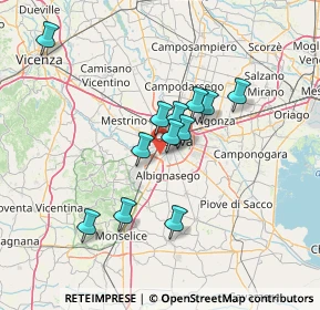 Mappa Via Polesine, 35142 Padova PD, Italia (11.60167)