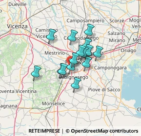 Mappa Via Polesine, 35142 Padova PD, Italia (8.516)