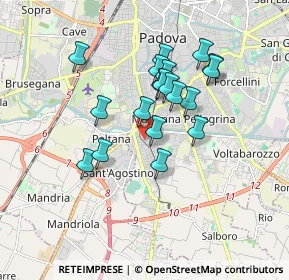 Mappa Via Santa Maria Assunta, 35125 Padova PD, Italia (1.44421)