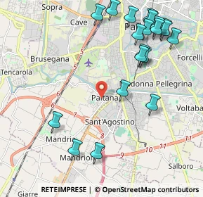 Mappa Via Cividale, 35142 Padova PD, Italia (2.556)