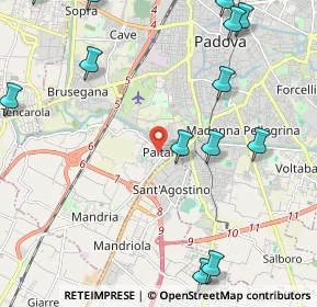 Mappa Via Cividale, 35142 Padova PD, Italia (2.94538)