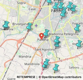 Mappa Via Cividale, 35142 Padova PD, Italia (2.88)