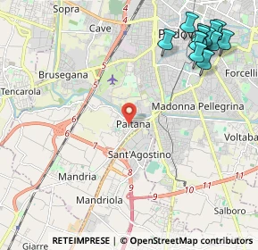 Mappa Via Cividale, 35142 Padova PD, Italia (2.93)