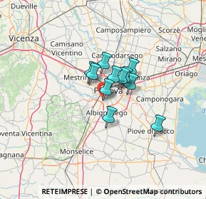 Mappa Via Cividale, 35142 Padova PD, Italia (7.38364)