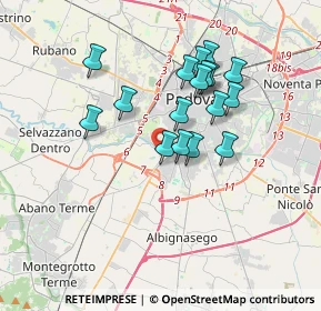 Mappa Via Cividale, 35142 Padova PD, Italia (2.99824)