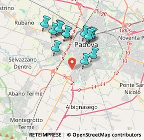 Mappa Via Cividale, 35142 Padova PD, Italia (3.27385)