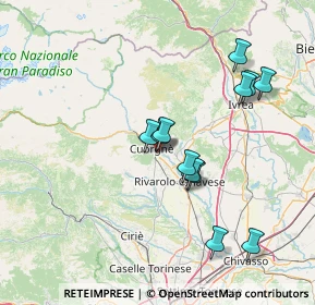 Mappa Via Salassa, 10082 Cuorgnè TO, Italia (13.66333)