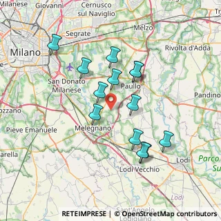 Mappa Via XXV Aprile, 20060 Colturano MI, Italia (6.58385)