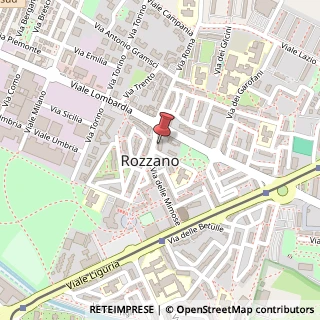 Mappa Via Gerani, 15, 20089 Rozzano, Milano (Lombardia)