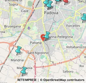 Mappa Via Giulio Brunetta, 35125 Padova PD, Italia (3.4765)