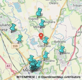 Mappa Via Fanbrizio de Andrè, 20060 Colturano MI, Italia (2.5155)