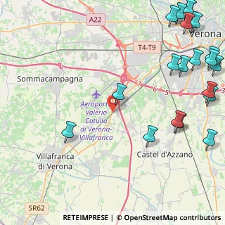 Mappa Località la Levà, 37062 Villafranca di Verona VR, Italia (6.663)