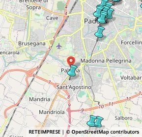 Mappa Via Lucania, 35142 Padova PD, Italia (3.17133)