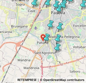 Mappa Via Lucania, 35142 Padova PD, Italia (3.00235)