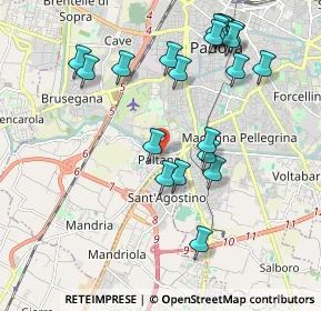 Mappa Via Lucania, 35142 Padova PD, Italia (2.08)