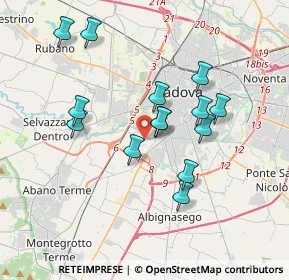 Mappa Via Legnago, 35142 Padova PD, Italia (3.26857)