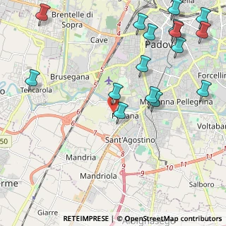 Mappa Via Legnago, 35142 Padova PD, Italia (2.8175)