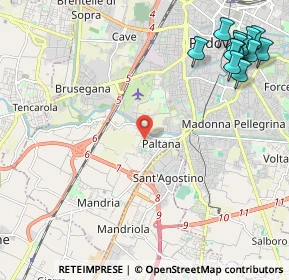 Mappa Via Legnago, 35142 Padova PD, Italia (3.08538)