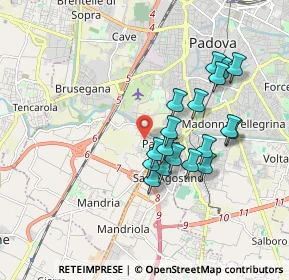 Mappa Via Legnago, 35142 Padova PD, Italia (1.59167)