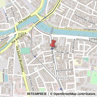 Mappa Via Guizza Conselvana, 74, 35125 Padova, Padova (Veneto)