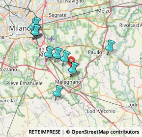 Mappa Via Caduti per la Mafia, 20060 Colturano MI, Italia (7.12917)
