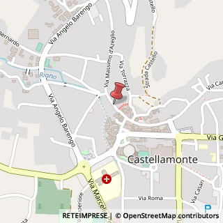Mappa Via Massimo d'Azeglio, 58, 10081 Castellamonte, Torino (Piemonte)
