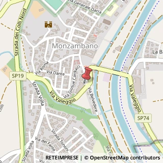 Mappa Via Guglielmo Marconi, 22, 46040 Monzambano, Mantova (Lombardia)